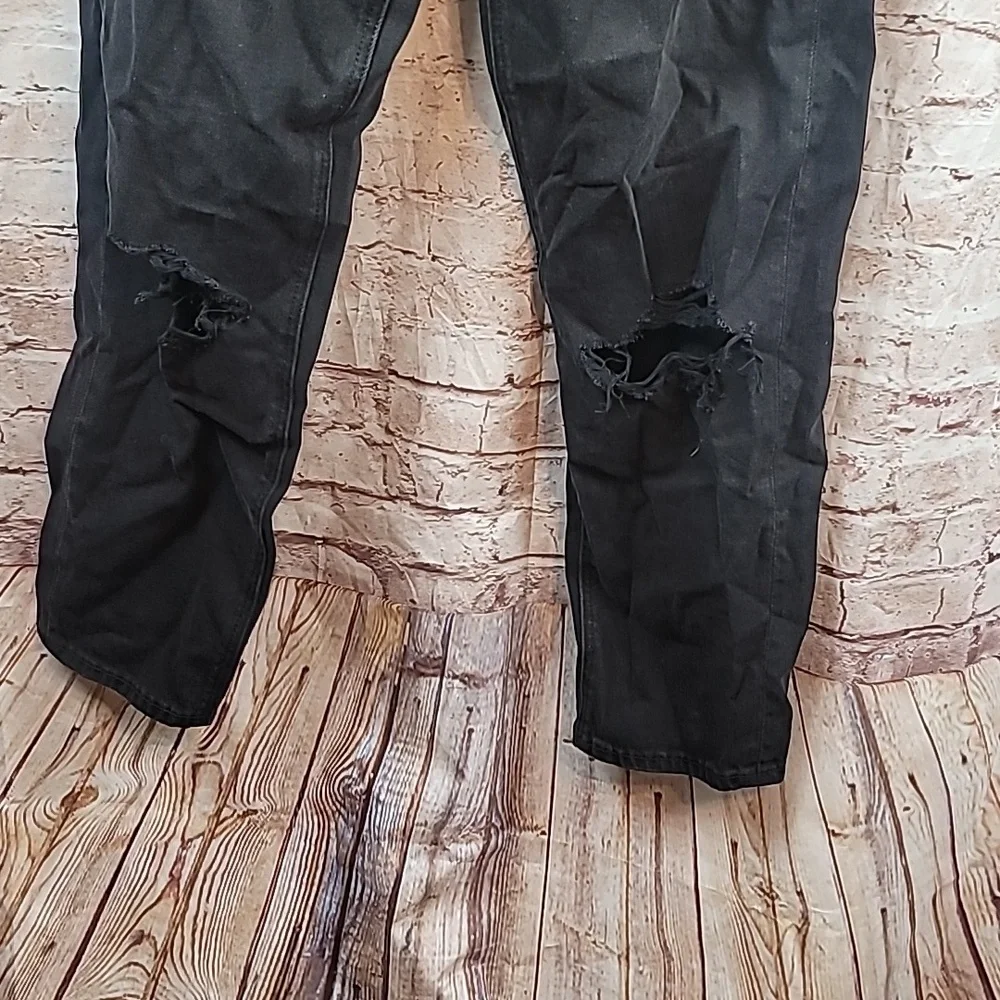 American eagle black mom jeans 4 long new nwt - Picture 2 of 7